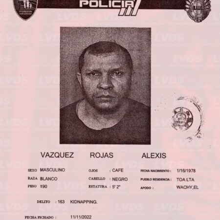 IMG 20221112 WA0008 450x450 - Arrestan por secuestro y otros cargos a "WACHY" de Toa Alta en la Perla